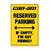 Can-Am Riding Gear, Parts & Accessories(2012). Signs. Parking Signs