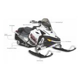 Ski-Doo Riding Gear, Parts and Accessories(2012). Frames & Chassis. Custom Color Kits