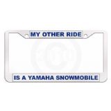 Yamaha Snowmobile Apparel & Gifts(2011). Fenders & Fairings. License Plate Frames